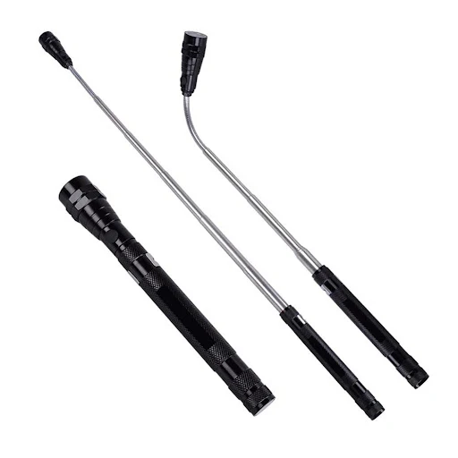 Title 2, Telescopic Rotating Aluminum Alloy LED Flashlig...