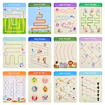 Bebê Concentra e Desenha Linhas com Caneta e Pontos Estimula Habilidades Motoras Finas e Criatividade para Aprendizado Precoce — foto 3