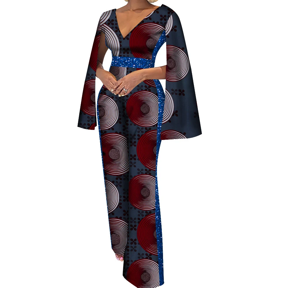 Title 19, Dames katoenen jumpsuit met etnische batik prin...