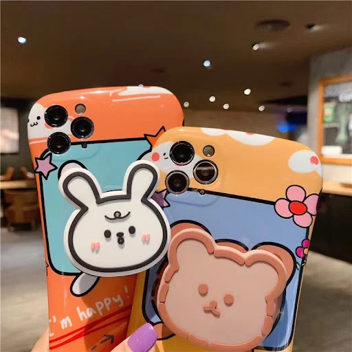 Title 4, Cover per cellulare compatibile Apple con orso ...