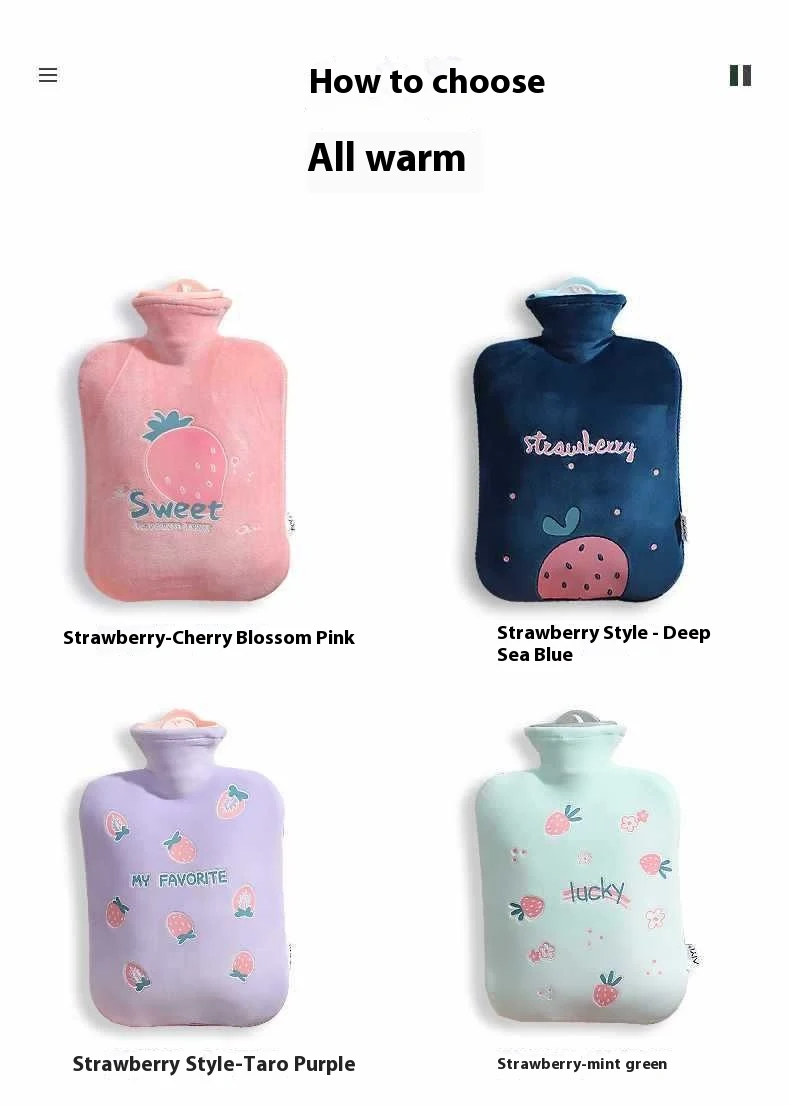 Title 7, Plush Thickened Explosion-proof Cute Hot Water ...