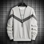New Men's Sweater Japanese Trend Round Neck Men's Sweater Comfortable and Stylish Perfect for Everyday Wear and a Modern — photo 2