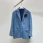 Washed Old Denim Suspender Vest Effortless Style and Comfort. A Versatile Vest with Suspender Design for a Relaxed, Casu — photo 4