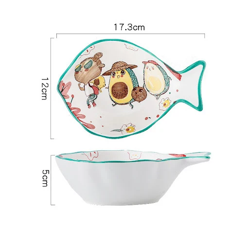 Title 7, Home Large Nordic Steamed Fish Plate Microwave ...