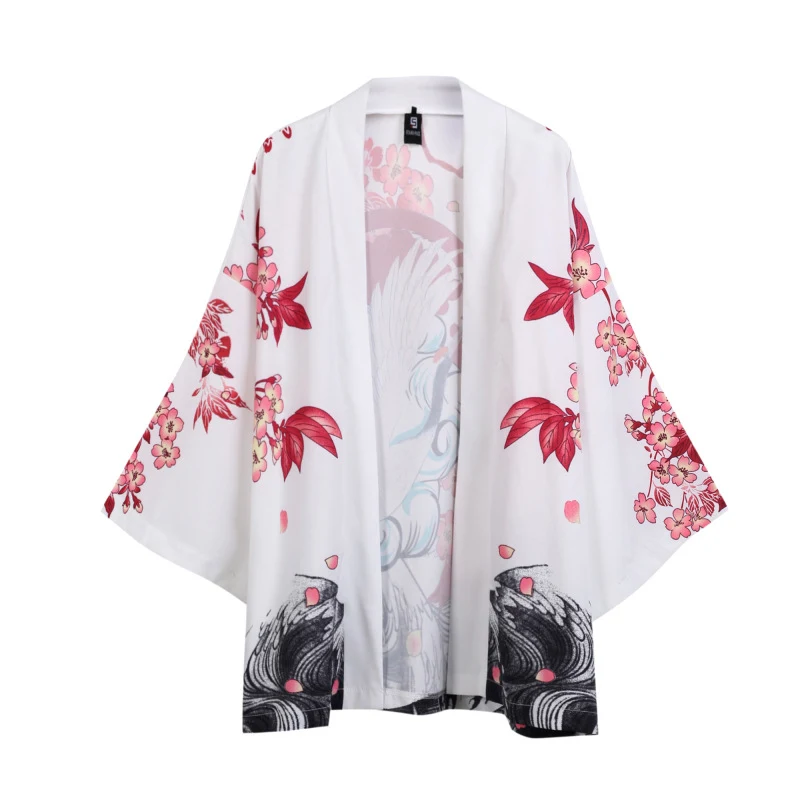Title 3, Cardigan giapponese da uomo, stile kimono, legg...
