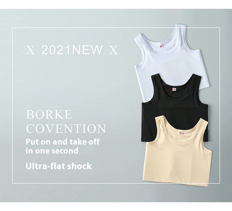 Title 2, Plus Size Chest Cover Bandage Underwear Pullove...