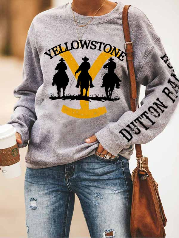 Bedrucktes Pullover-Langarm-Top für Damen, stilvoll und bequem, perfekt für Freizeitlooks, bietet Wärme und modisches Design. — foto 3