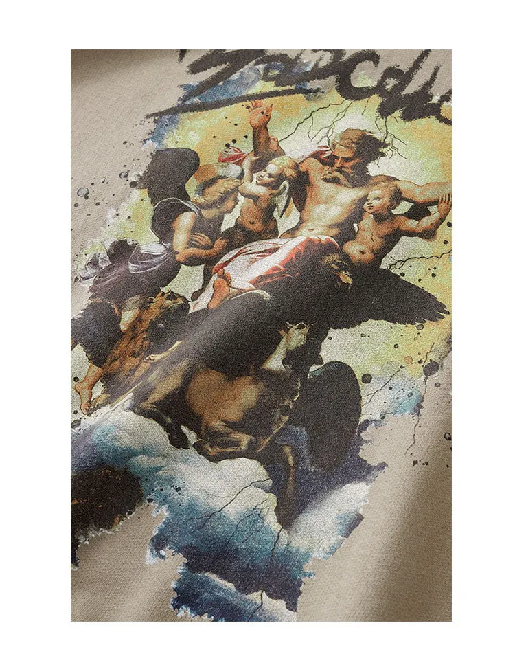 Title 5, Moletom Masculino Streetwear com Impressão Digi...