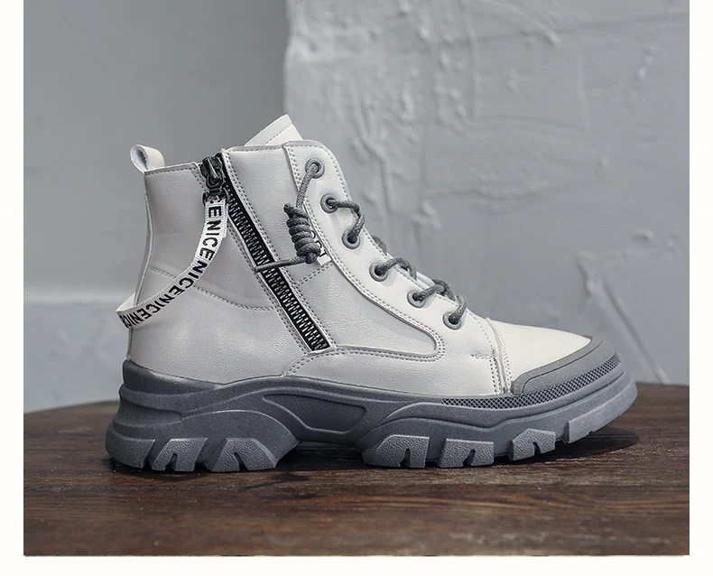 Title 2, Botas Casuais Plataforma Moda Outono Estilo Bri...