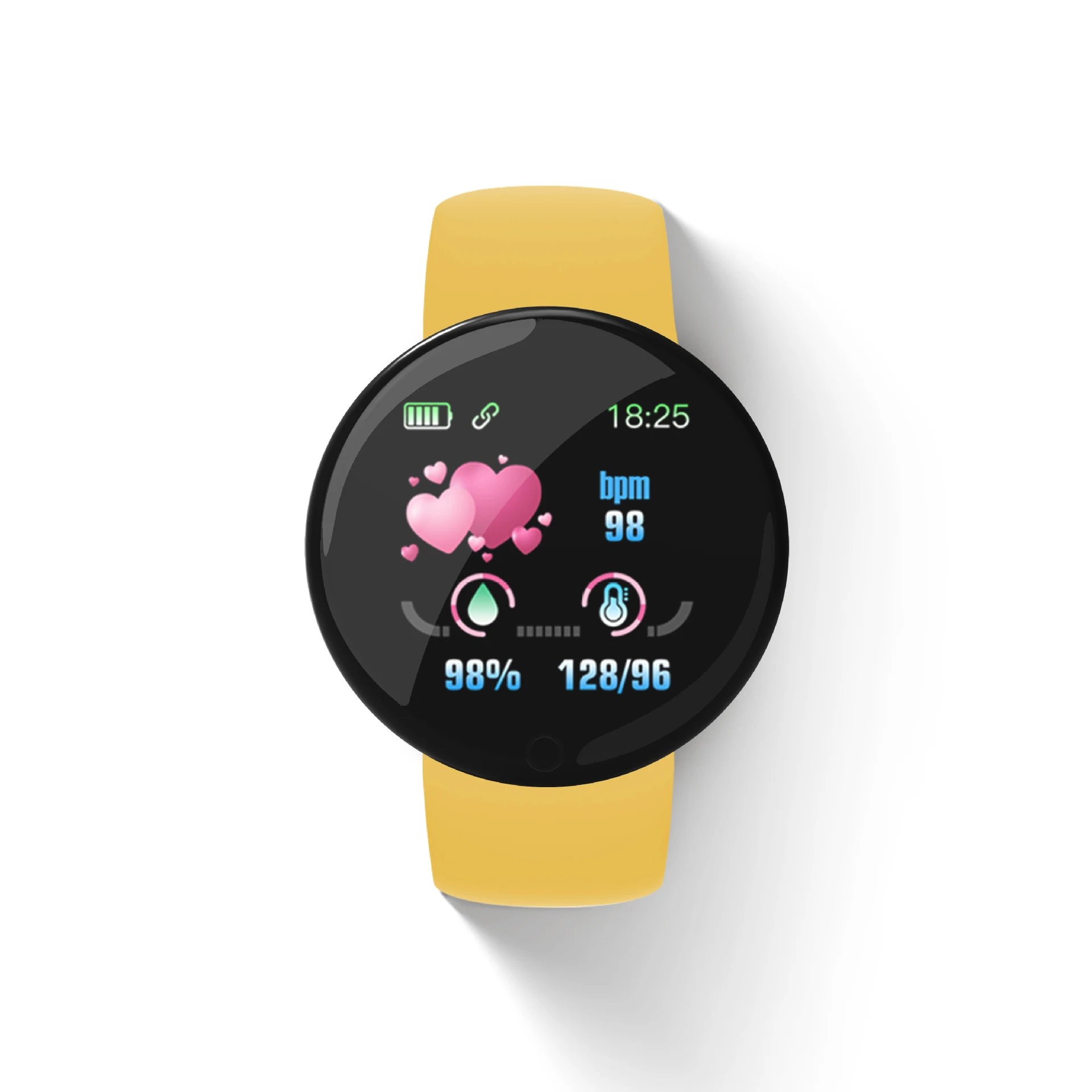Title 21, D18 Smart Wristband Step Meter Bluetooth Heart ...