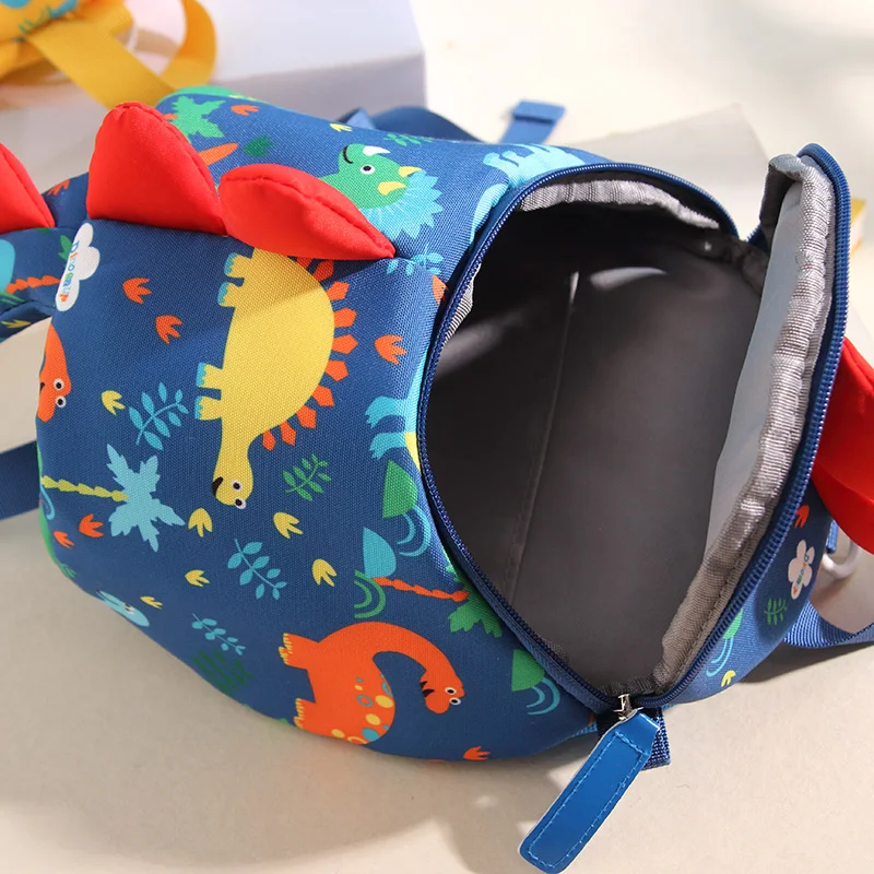 Kinderrucksack mit Anti-Verlust-Funktion, niedlichem Cartoon-Dinosaurier-Design, perfekt für Kindergarten und Schule. — foto 6