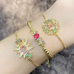 Pulseira de tração ajustável com diamantes — foto 2