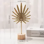 Cast Leaves Gold Decoration