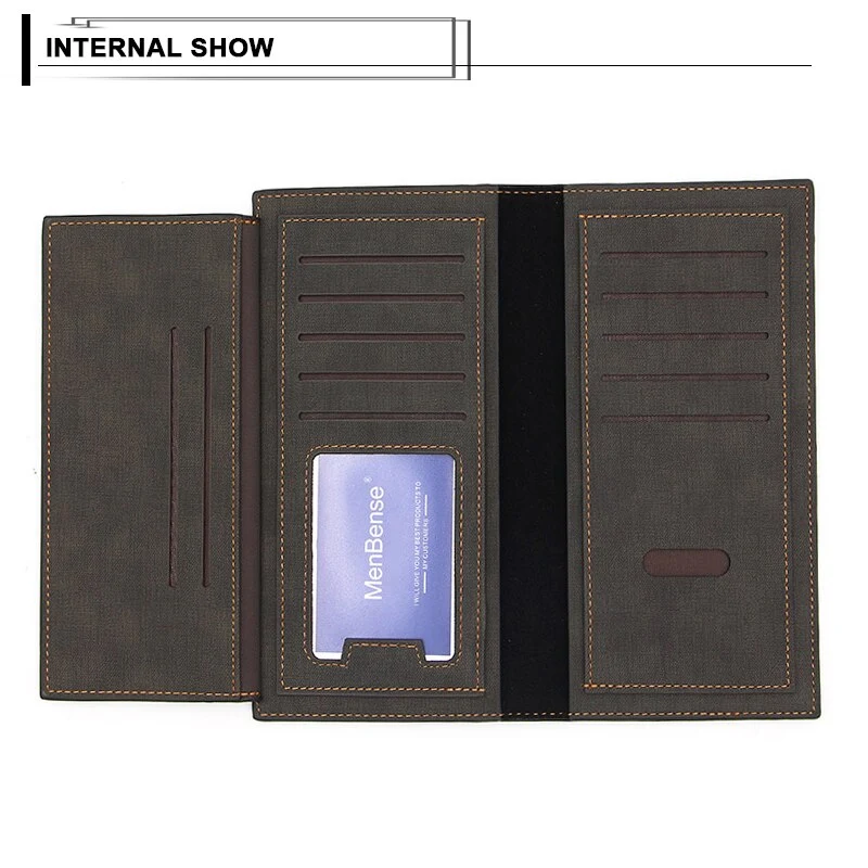 Title 6, Long fashion simple wallet, designed for stylis...