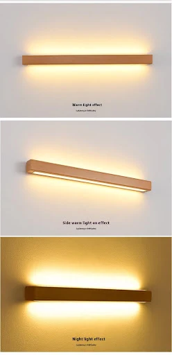 Title 12, Long Wall Lamp Simple Log Creative Line Bar Lights