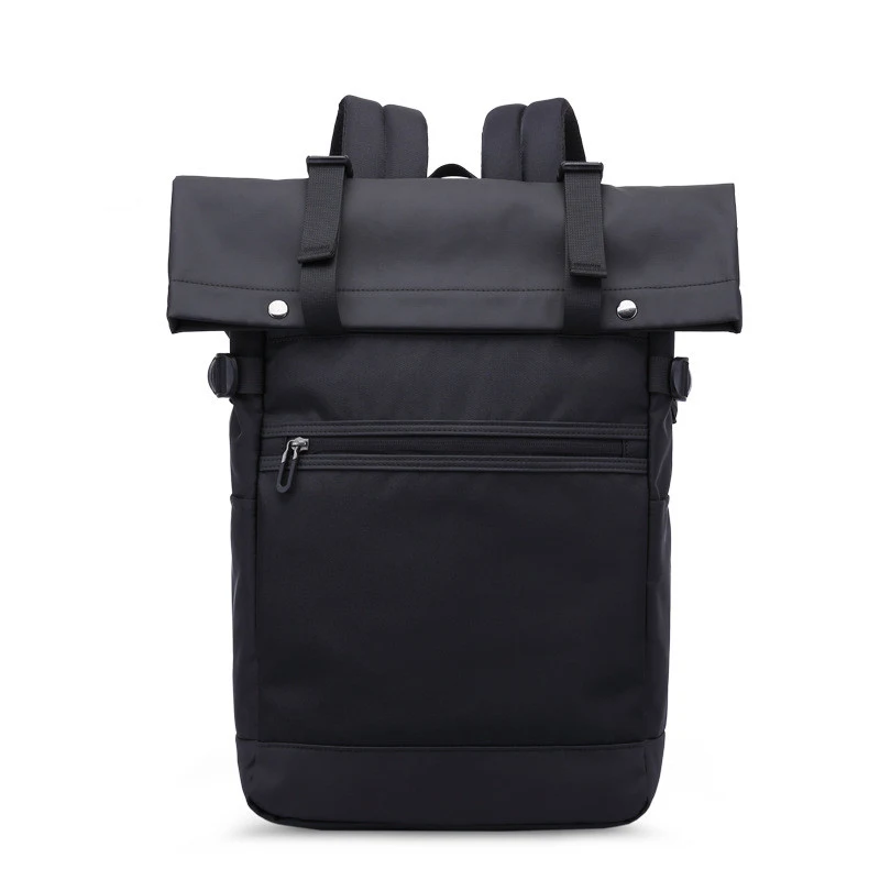 Heren dubbele schouder computertas, street trend, combineert stijl en functionaliteit. Draag je laptop comfortabel en modieus met deze praktische tas. — foto 4