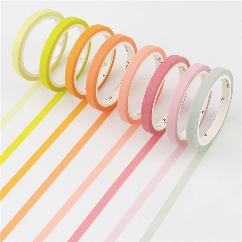 Title 5, Solid color hand account paper tape perfect for...