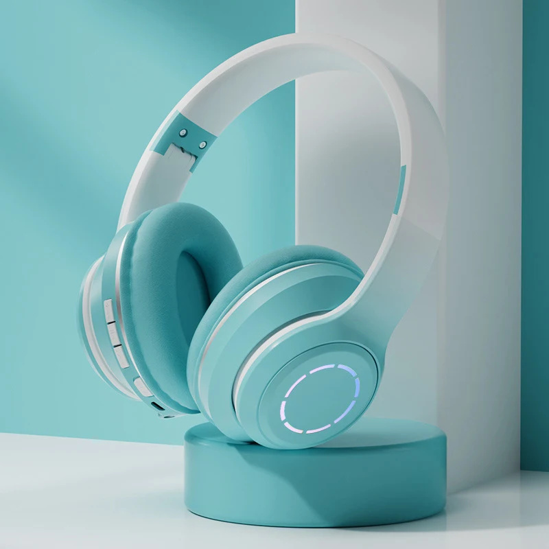 Title 1, Cuffie Bluetooth sfumate pieghevoli wireless. G...