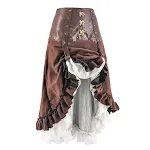 Halloween Steampunk Bühnenkostüm Zweiteiler Ungleichmäßiger Rock. Einzigartiger Look für deine Performance. Ideal für Themenpartys und Cosplay. — foto 7