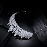 Tiara de Casamento Coroa de Zircônio Micro Set Adorno de Cabelo Nupcial Brilho e Sofisticação para o Grande Dia Design Delicado e Elegante. — foto 3