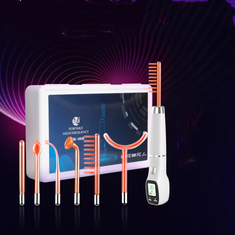 Kit com 6 bastões de eletroterapia de alta frequência com tela sensível ao toque para alívio da dor e bem-estar geral. — foto 1