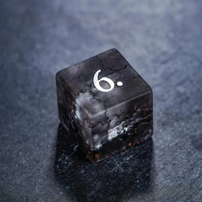 Dados de corrida Black Lightning Zircon Frosted. Aprimore suas jogadas e desfrute de uma experiência de jogo única e com desempenho superior. — foto 3