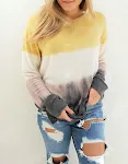 Moda Casual Estampada Gola Redonda Manga Longa Top — foto 4