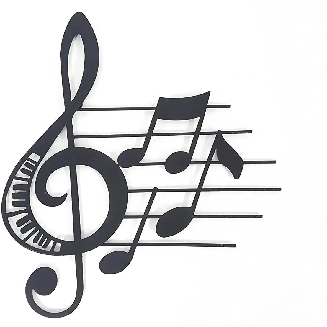 Treble Clef and Musical Note Wall Decoration, Wrought Iron Crafts – Perfect for music lovers, adding a touch of elegance — photo 15