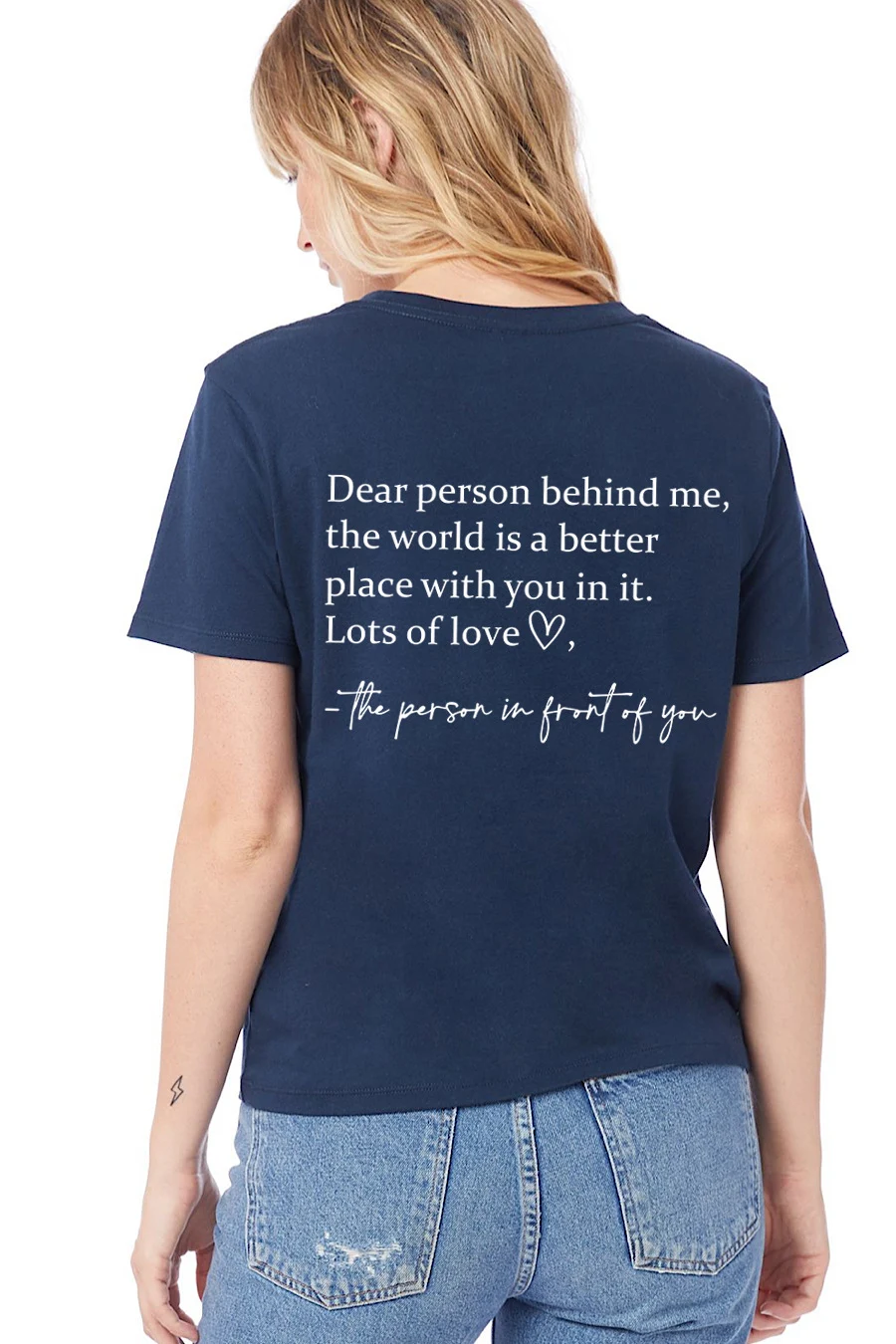 Title 12, Round Neck Slogan Printed Short Sleeved T-shirt...