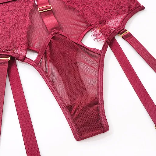 Title 6, Conjunto de lingerie minimalista feminino casua...