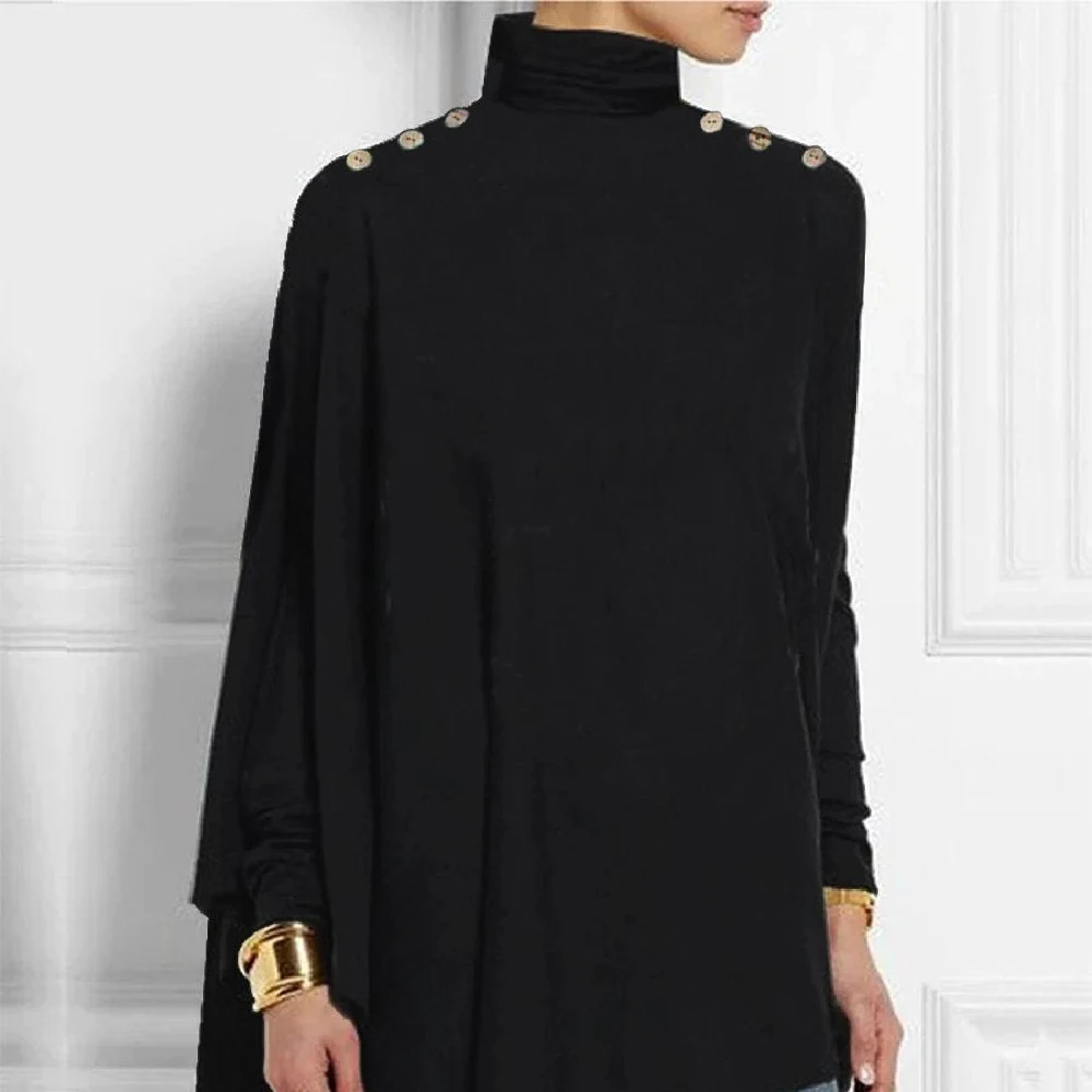 Urban Leisure Women's Turtleneck T-shirt, a comfortable, versatile top perfect for everyday wear and casual occasions, o — photo 1