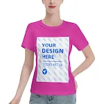 Camiseta feminina padrão simples e prática de manga curta — foto 2