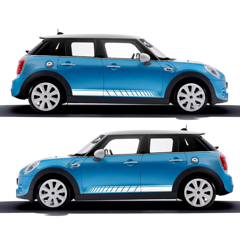 Title 2, Universal Car Waist Line Color Stripe Decoratio...