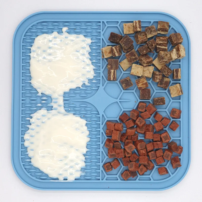 Title 1, Mat for Pet Dogs Cats Slow Food Bowls Feeding F...