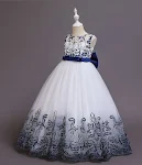 Langes Spitzen-Performance-Kleid für Mädchen — foto 8