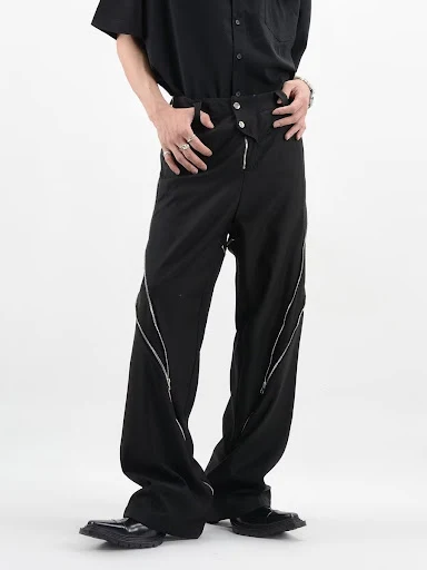 Title 11, Pantalones Casuales Rectos Avanzados Los Trouse...