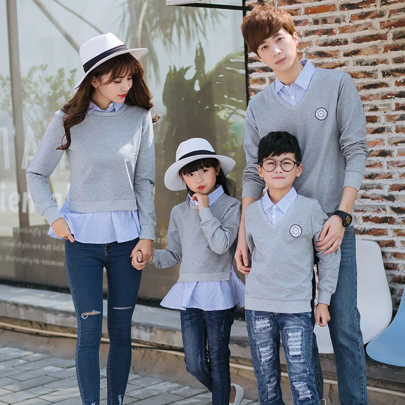 Men's and Women's Fashion Lapel Fake Two Pieces Sweater. Enjoy effortless style and comfort with this versatile sweater, — photo 4