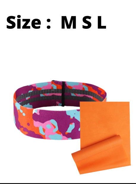 Bandas de resistência de yoga camufladas antiderrapantes. Aumente sua força e flexibilidade com essas faixas. Perfeitas para treinos em casa ou academia. — foto 4