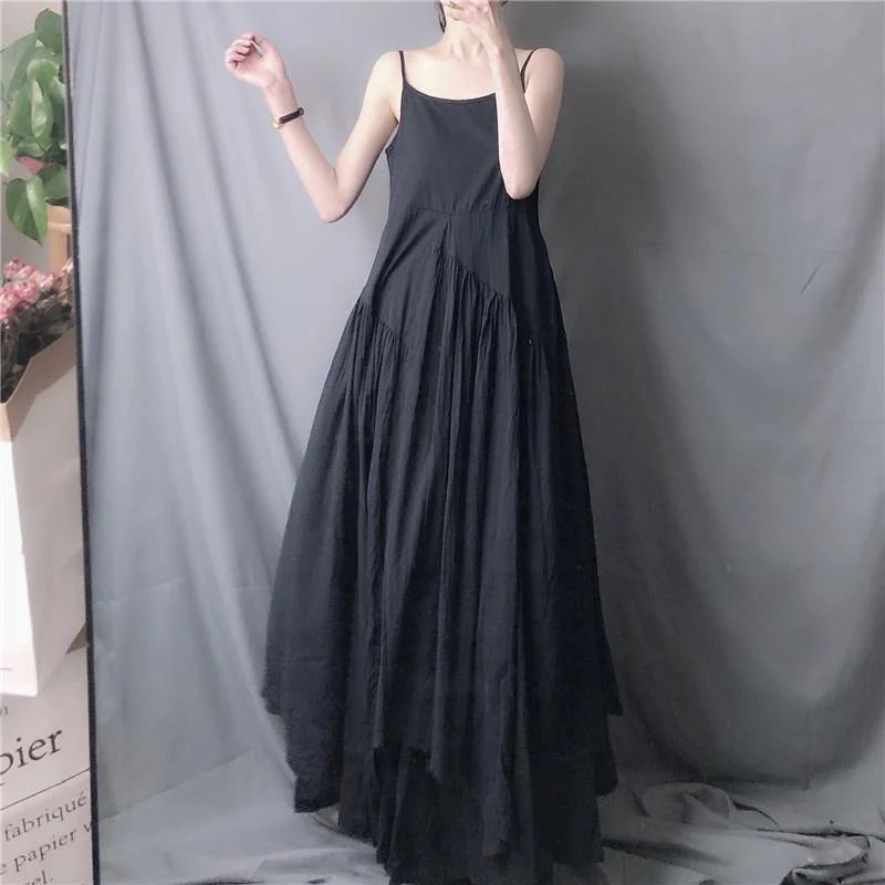 Super Long Irregular Swing Suspender Skirt, offering an elegant and comfortable style, perfect for any occasion and addi — photo 8