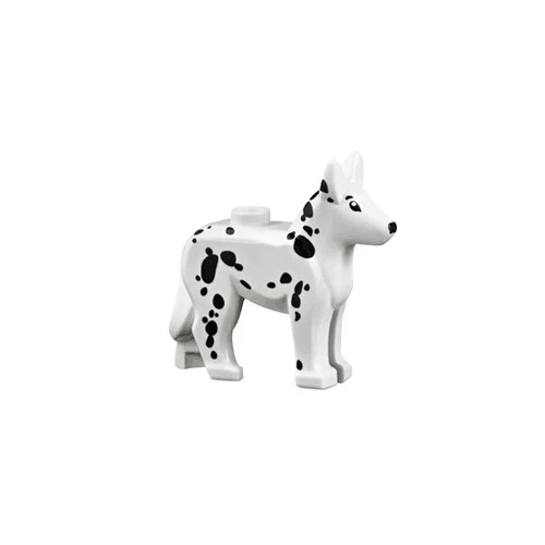 Title 5, Build a cute Dalmatian puppy pet. Small particl...