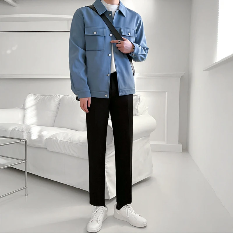 Title 4, Mens Jacket Coat Spring and Autumn Loose All-m...