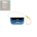 Blue with a jasmine sachet