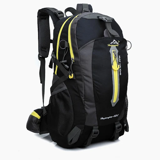 Title 2, Hiking and camping backpack with ample storage ...