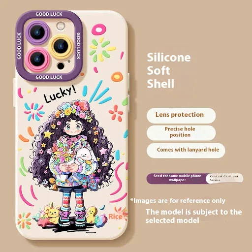 Title 5, Capinha de silicone fofa de alta qualidade, à p...