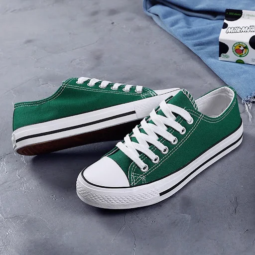 Title 10, All-Match Color Canvas Shoes Flat for Female St...