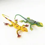 Brinquedo de lagarto de simulação de modelo animal selvagem de plástico, realista, durável e educativo, perfeito para crianças. — foto 1