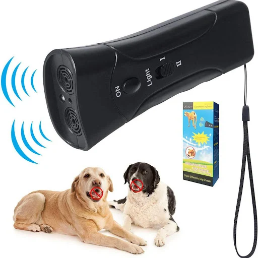 Title 3, Portable Double-Headed Black Ultrasonic Dog Dis...