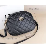 Bolsa feminina de ombro pequena redonda Nova moda Mini Ideal para carregar o essencial com estilo e praticidade Perfeita para o dia a dia — foto 5