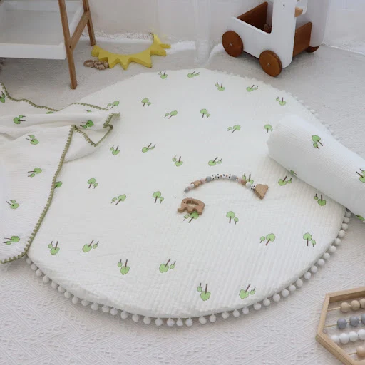 Title 1, Cotton play mat and childrens room cushion, pr...