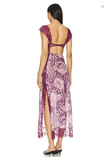Title 27, Shoulder Strap Stitching Slit Color Length Dress